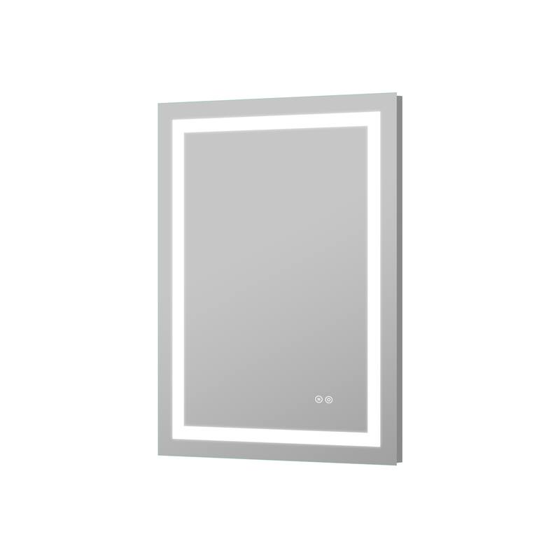 Wall Mounted LED Bathroom Mirror With Memory Function,Dimmable, Anti-Fog (Horizontal/Vertical)