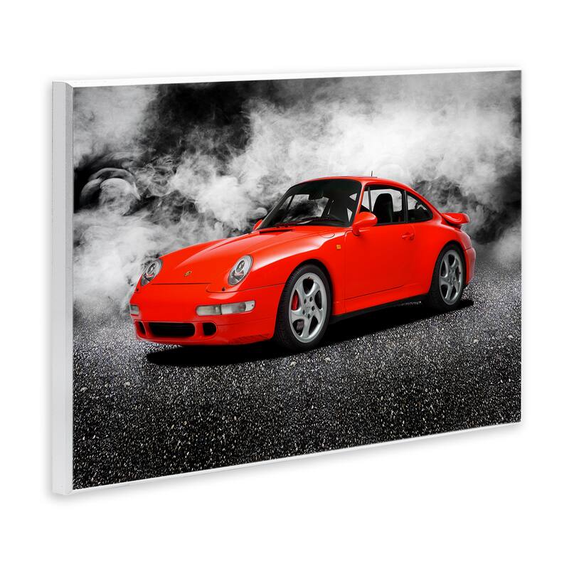 Stupell Bold Red Sports Car Wall Plaque Art Design By Mark Rogan
