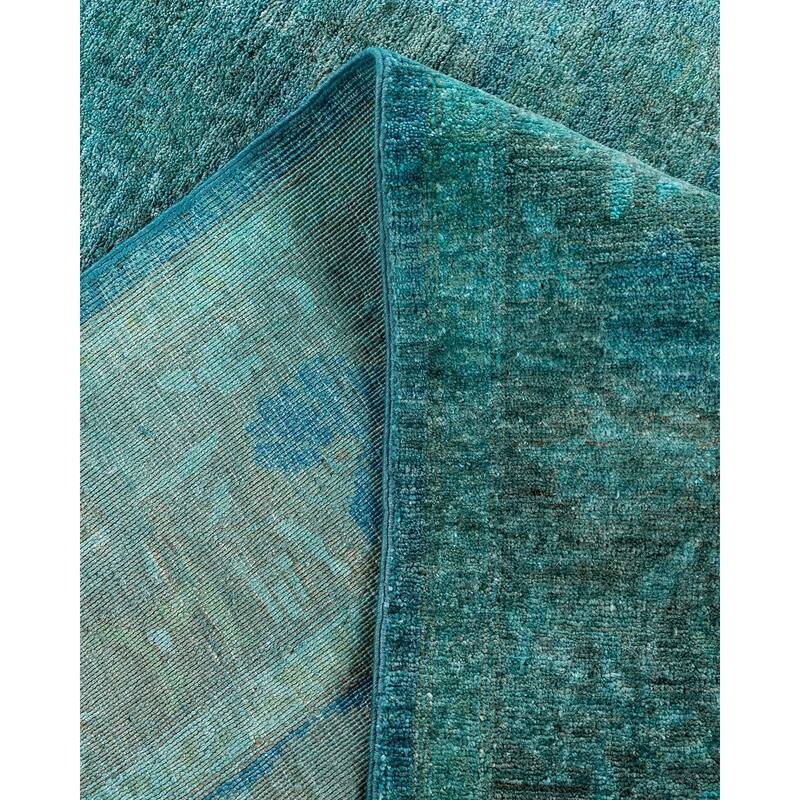 Vibrance One-of-a-Kind Hand-Knotted Area Rug - Blue, 5' 9" x 8' 3" - 5' 9" x 8' 3"