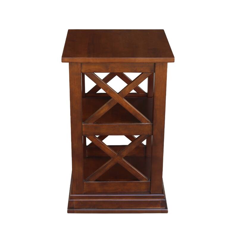 Hampton Solid Hardwood Accent Side Table