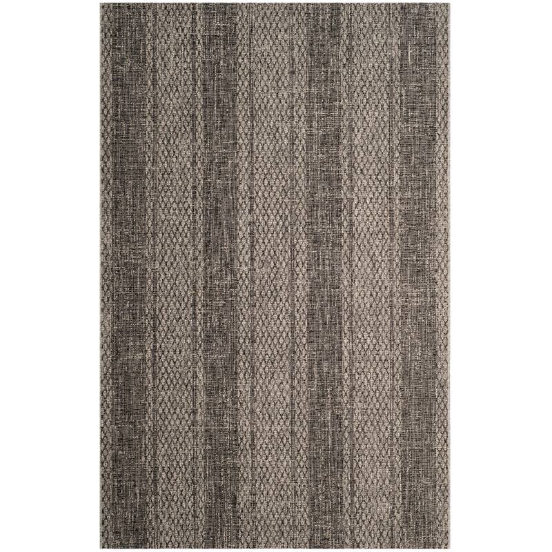 SAFAVIEH Courtyard Nanci Stripe Indoor/ Outdoor Waterproof Patio Backyard Rug