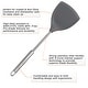 preview thumbnail 3 of 7, Silicone Turner Spatula Heat Resistant Non-scratch - 14.6" x 3.9"(L*W)