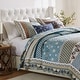 preview thumbnail 4 of 9, Greenland Home Fashions Thalia Velvet-Embellished Cotton Quilt Set