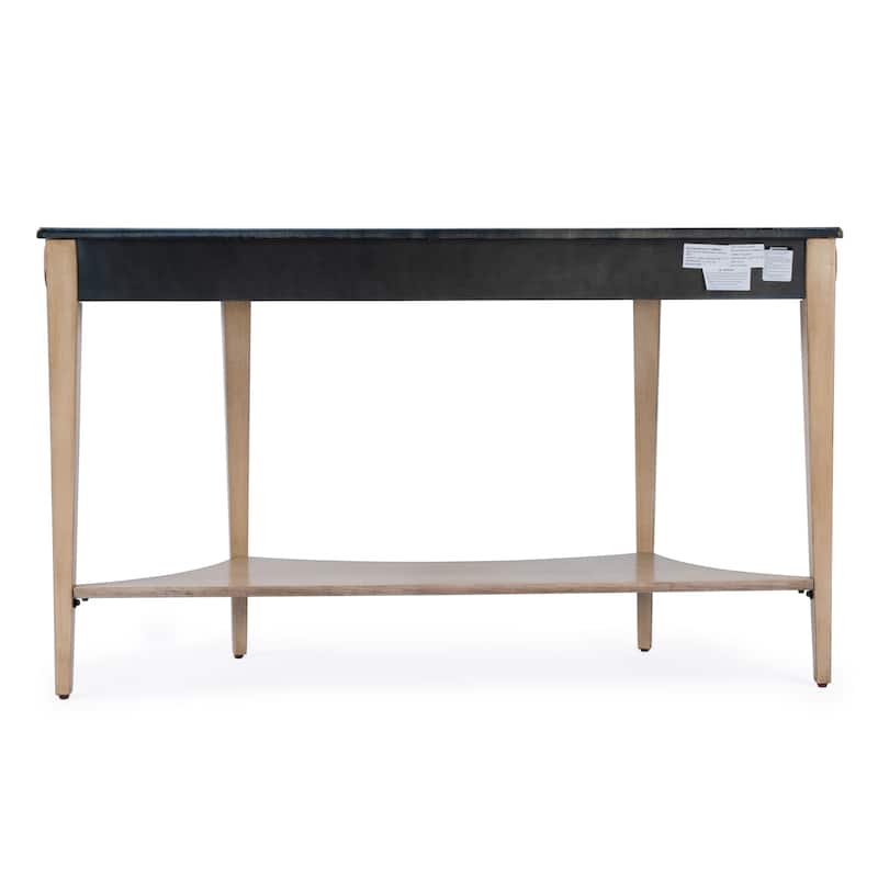 Astor 54"W Wood Demilune Console Table