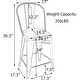 preview thumbnail 16 of 40, Andeworld farmhouse bar stools ,counter height bar stools set of 4 - Set of 4