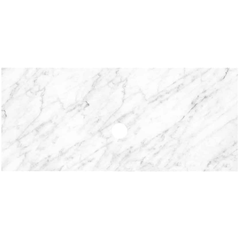 Native Trails VT48-V-CA-0 Carrara 48" Marble Vanity Top - Vessel