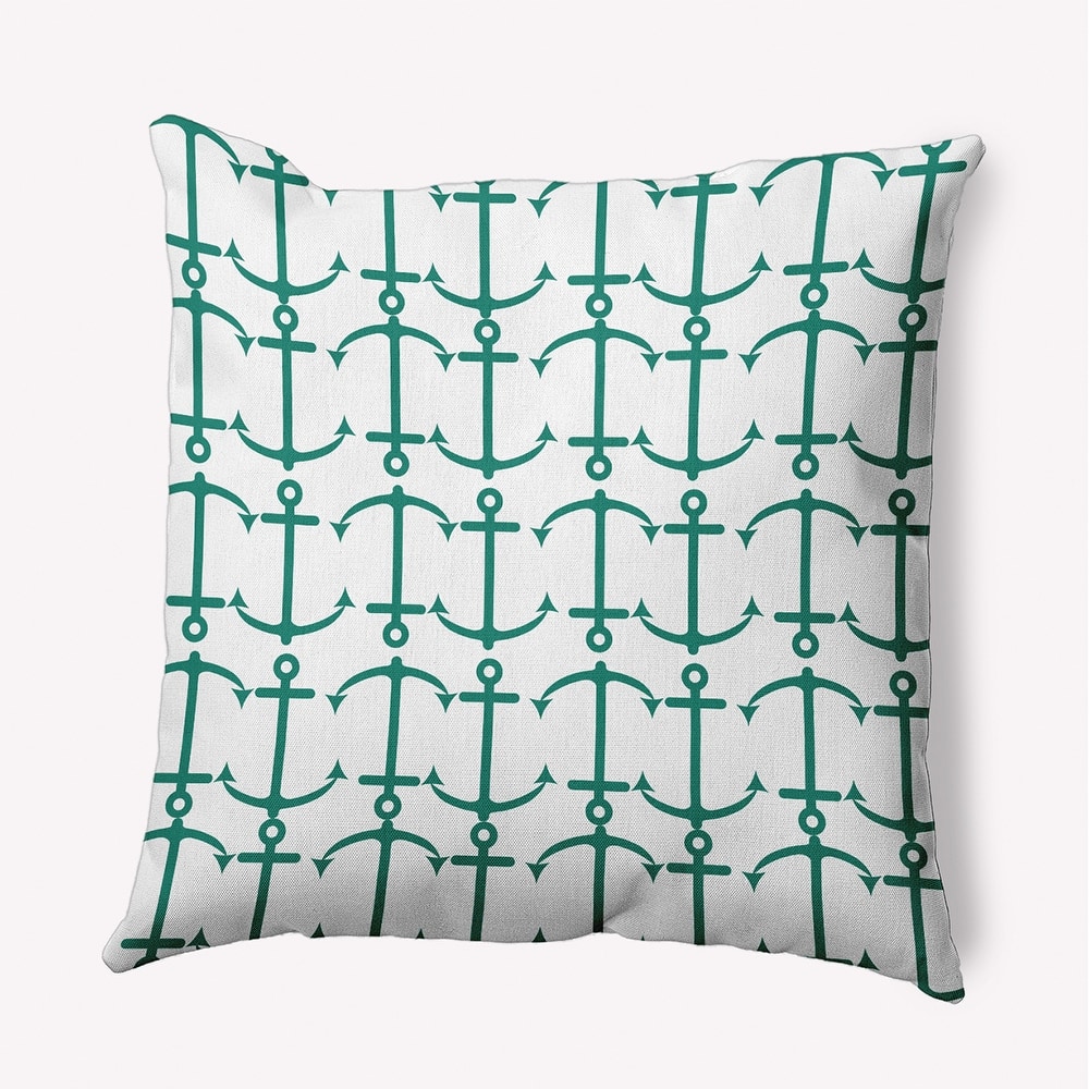 Anchor Pattern Polyester Indoor Pillow
