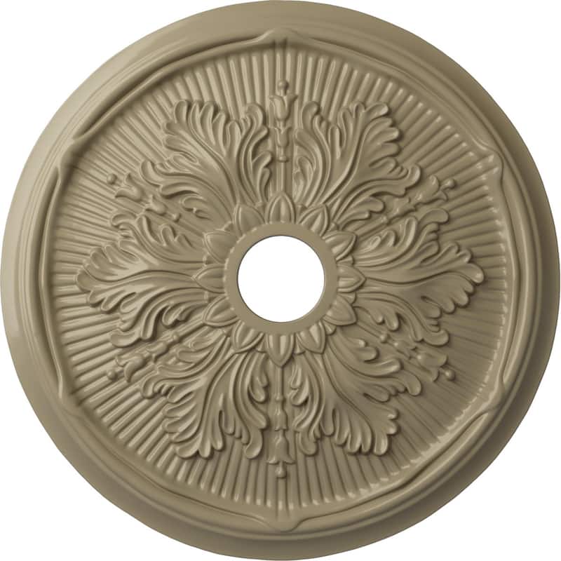 23 3/4"OD x 3 5/8"ID x 1 7/8"P Luton Leaf Ceiling Medallion