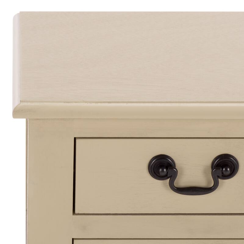 SAFAVIEH Ivie 3-Drawer Console Table - 23.5" W x 13" L x 29.5" H - 23.5" W x 13" L x 29.5" H - 24"W x 13"D x 30"H