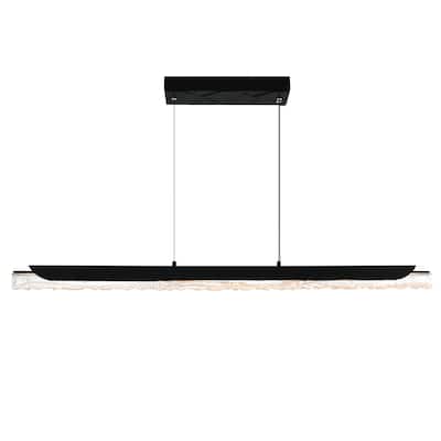 Valira Integrated LED Black Chandelier