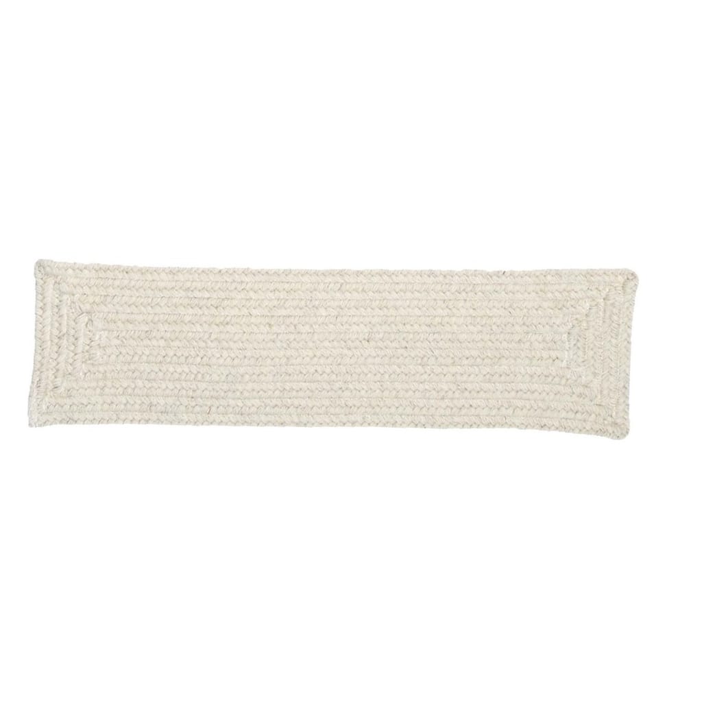 Shear All-Natural Dye-free Braided Reversible Indoor Stair Treads