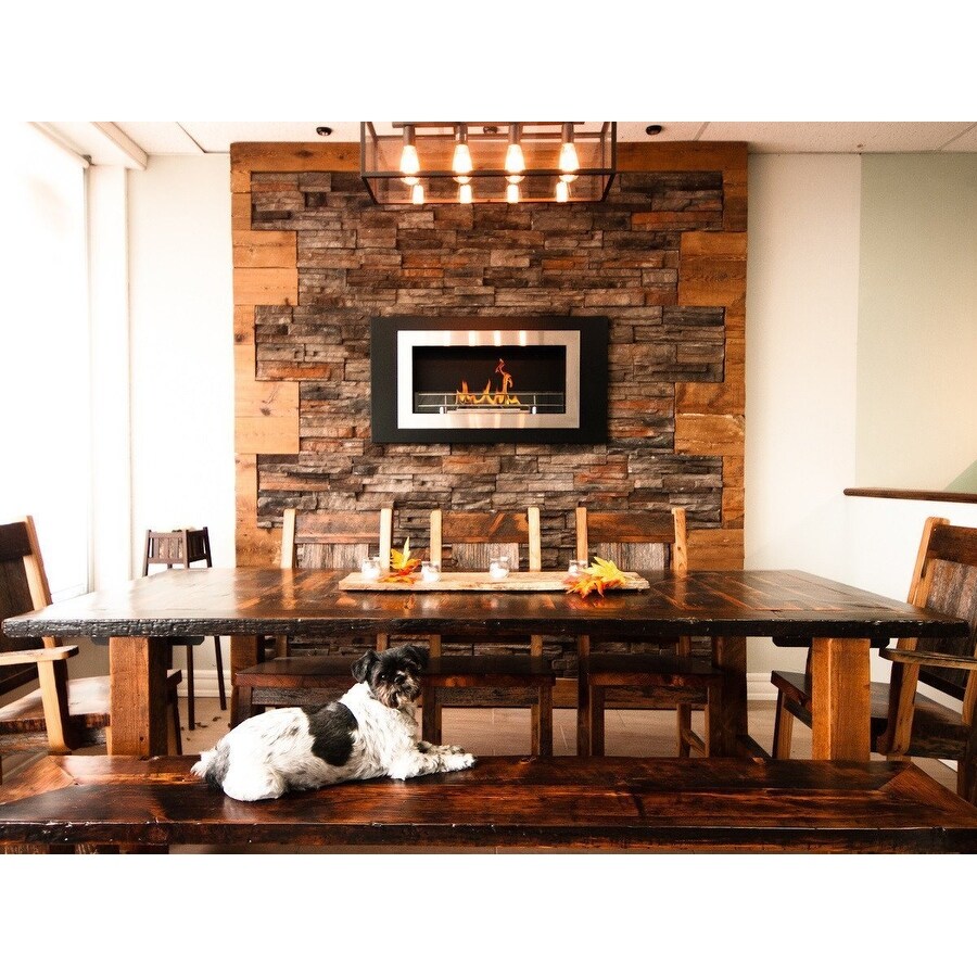 Shop Bio Flame Lorenzo Ss Wall Mounted Bio Ethanol Fireplace W 16