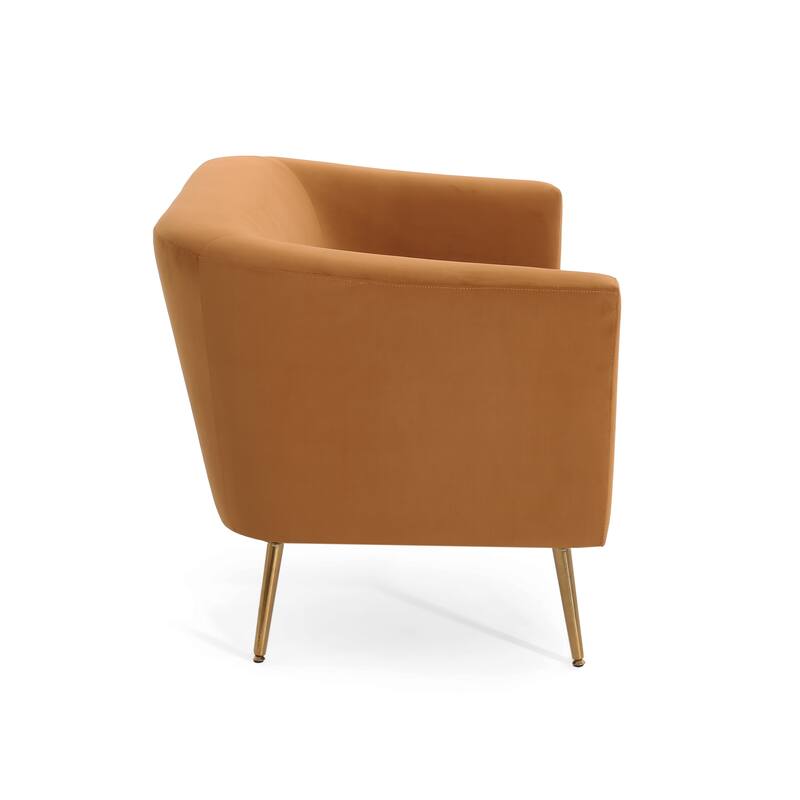 Roomfitters Modern Loveseat Sofa, Upholstered Small Couch for Living Room, Compact Accent Seating