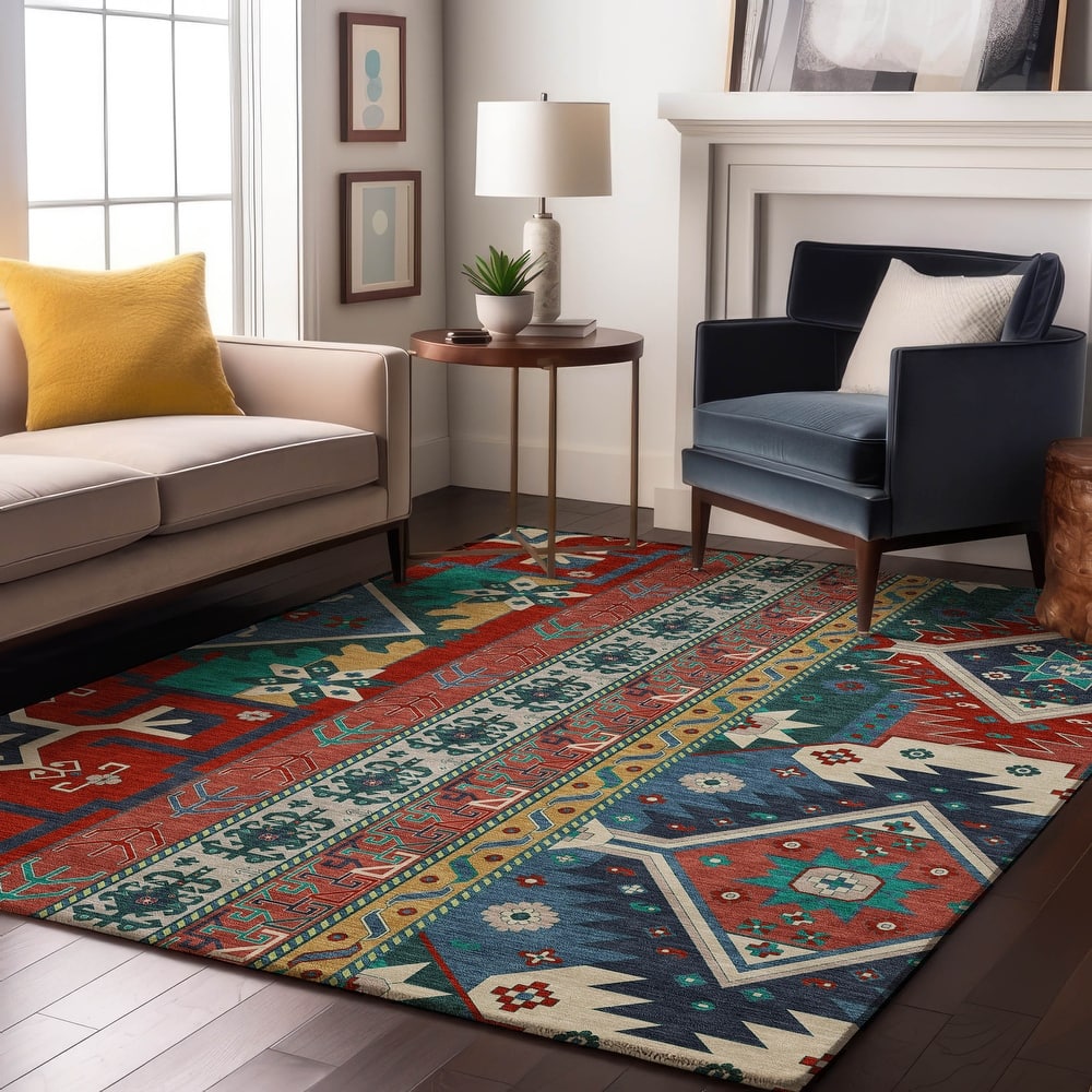 Premium Washable Super Soft Boho Global Aniston Mayfield Rug