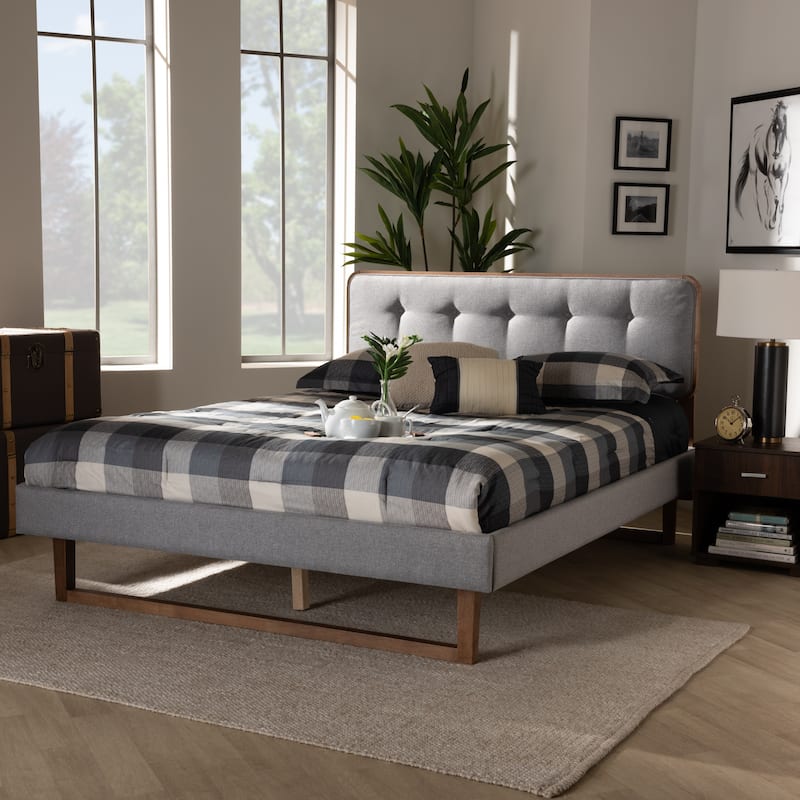 Sofia Mid-Century Modern Platform Bed