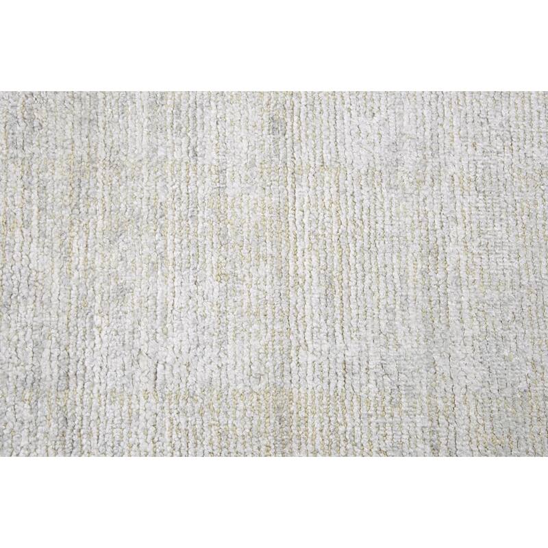 Alora Decor Demure Solid Grey Hand-tufted Wool Blend Rug