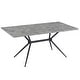 preview thumbnail 72 of 131, Elega Modern Sintered Stone Dining Table Modern Trestle Base Powder-Coated Steel Frame Kitchen Table - 47"-71"