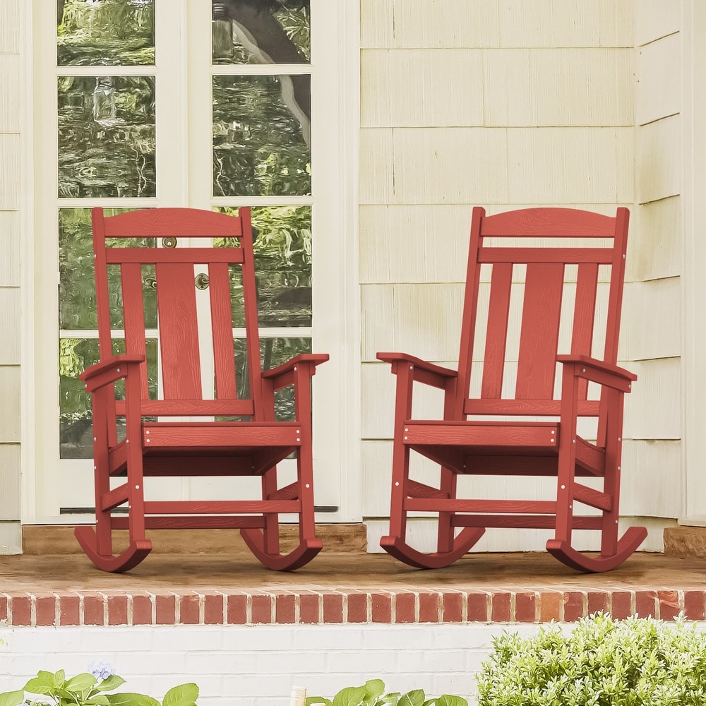 Red Plastic Outdoor Rocking Chairs Bed Bath Beyond