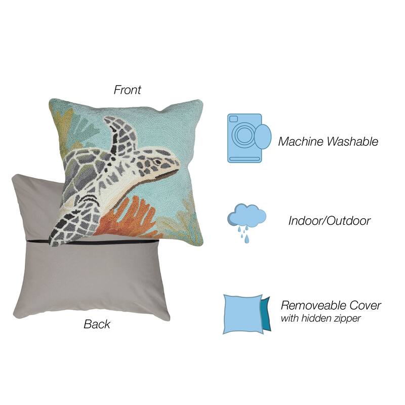 Liora Manne Frontporch Akumal Indoor/Outdoor Pillow