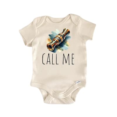 Duck Hunt Call Me - Baby Boy Girl Clothes Infant Bodysuit Funny Cute Newborn