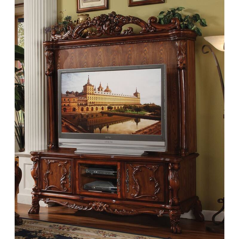 Wood Entertainment Center in Cherry Oak