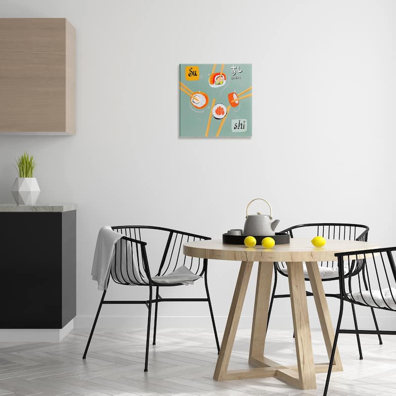 Stupell Tasty Sushi Party Gathering Canvas Wall Art Design By Juliet Rose Philips