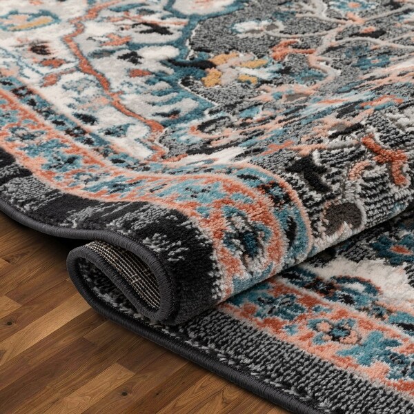 Well Woven Indira Minos Vintage Bohemian Oriental Floral Area Rug