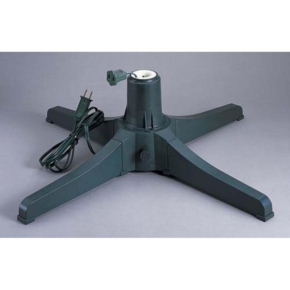 Shop 24 Powerful 360 Degree Rotating Indoor Christmas Tree Stand For Lighted Artificial Trees Overstock 18877056