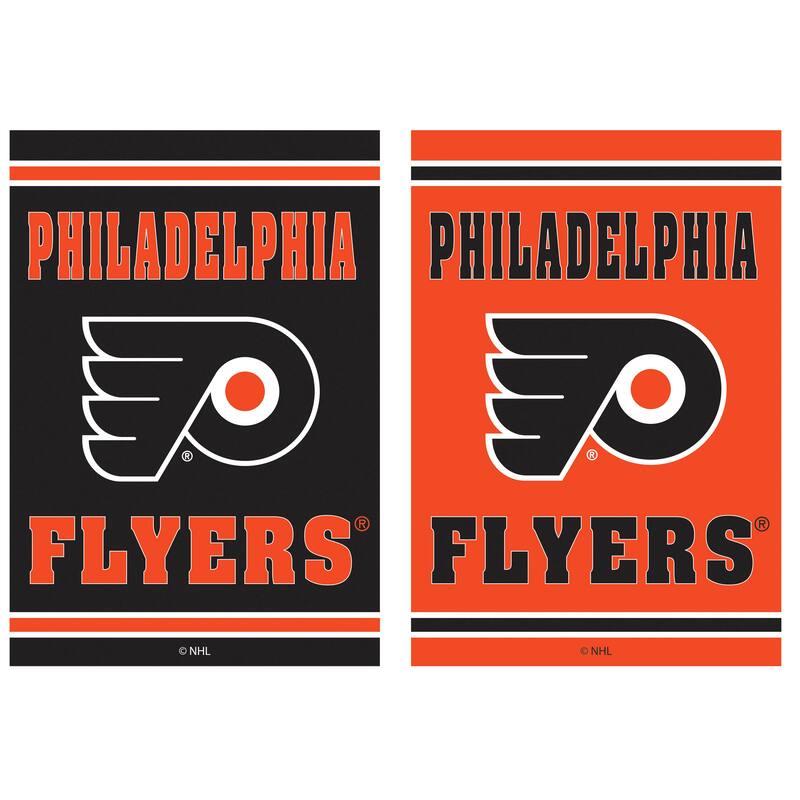 Embossed Suede Flag, House Size, Philadelphia Flyers