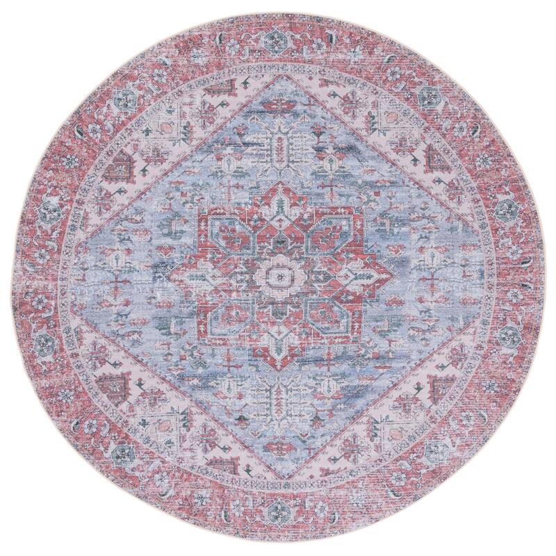 SAFAVIEH, Tucson Machine Washable Slip Resistant Therese Oriental Medallion