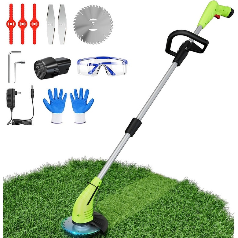 PAXCESS SF8A220 20 Volt 12 Inch Cordless String Trimmer Yard Tool