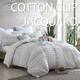 Anahita 100% Cotton Clipped Dot Stripe Jacquard 5-Piece Bedding Comforter Set