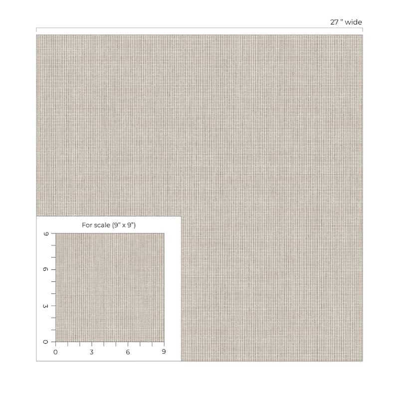 Seabrook Designs Queens Weave Nonwoven Unpasted Wallpaper