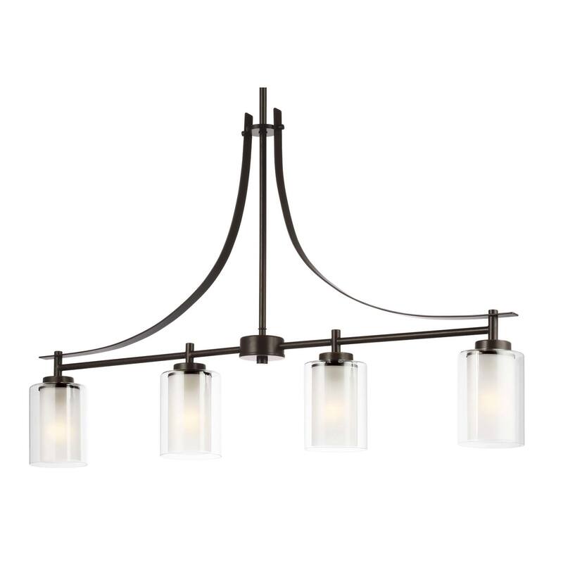 Bellevue Wyanet 4 Light 40" Wide Linear Chandelier