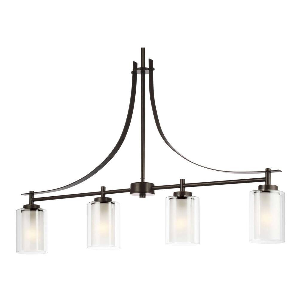 Bellevue Wyanet 4 Light 40" Wide Linear Chandelier