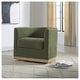 preview thumbnail 1 of 10, Signature Design by Ashley Jersonlow Forest Green Swivel Chair - 34" W x 31.25" D x 28.88" H 34" W x 31.25" D x 28.88" H - Green