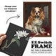 preview thumbnail 82 of 118, Orchid on Slate III -Framed Print w/glass-Cherry Red