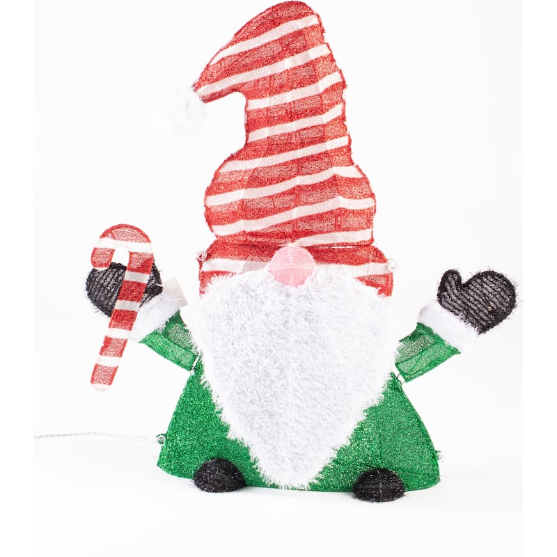 Christmas 3 ft. LED Lighted Gnome
