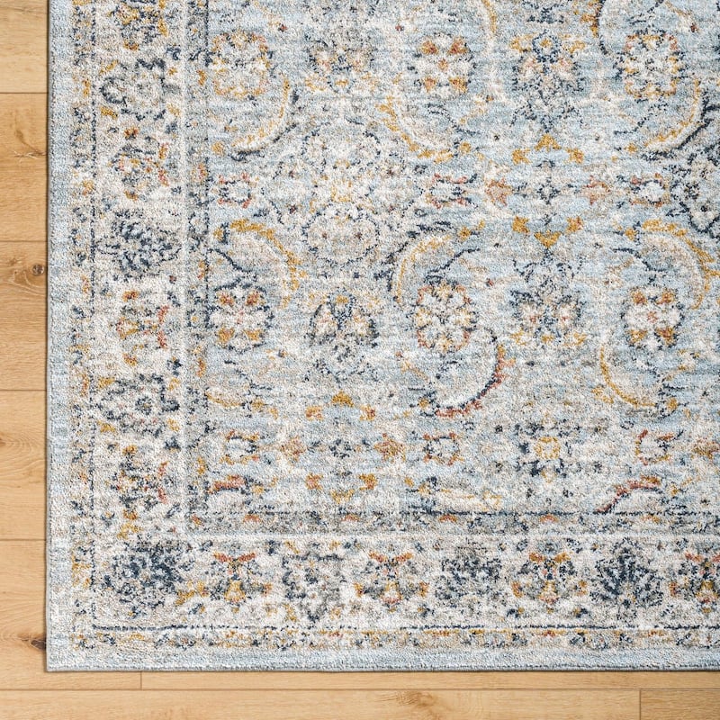 Livabliss Transitional Beckham Medallion Area Rug