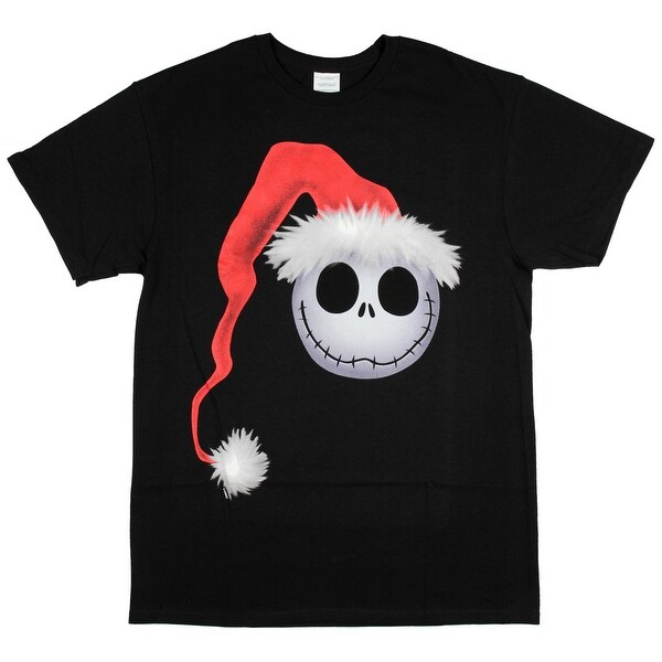 nightmare before christmas t shirt mens jack skellington face santa hat - Nightmare Before Christmas Santa Hat nightmare before christmas t shirt mens jack skellington face santa hat - Nightmare Before Christmas Santa Hat