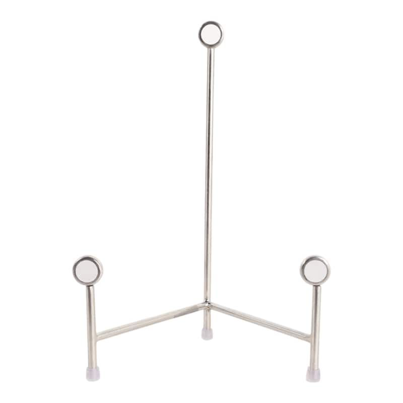 Stylish Metal and Acrylic Easel Stand Decorative Object