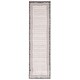 preview thumbnail 13 of 13, SAFAVIEH Jade Fehmije Modern Stripe Border Rug 2'2" x 8' Runner - Ivory/Beige Black - Runner