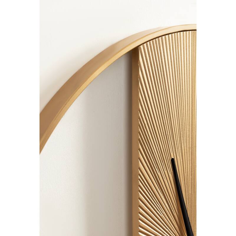 Kate and Laurel Ladd Round Numberless Wall Clock