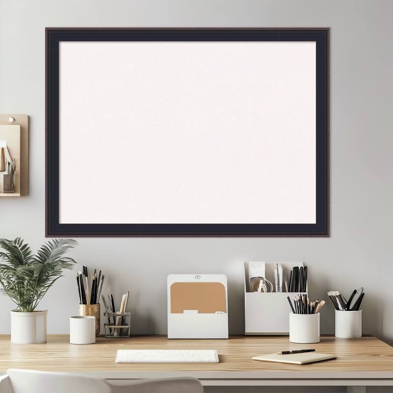 Havana Black Bronze Framed Cork Board - Bulletin Board, Organization Board, Pin Board