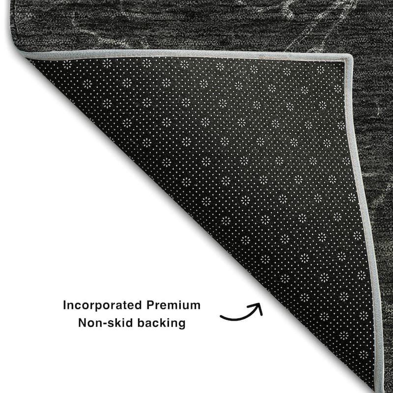 Premium Washable Super Soft Modern Floral Mayfield Rug