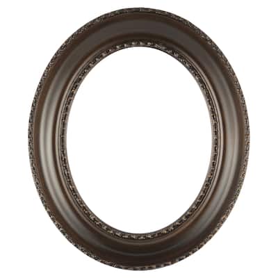 Somerset Framed Oval Mirror in Rubbed Bronze - Antique Bronze