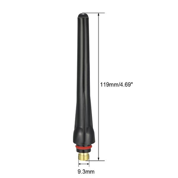 Abbraccia WP17F Flexible TIG Welding Torch Head with Three Rear Caps Abbraccia WP17F Flexible TIG Welding Torch Head with Three Rear Caps