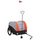 preview thumbnail 40 of 59, vidaXL Bike Trailer Kids Bicycle Cargo Wagon Buggy Carriage Cycle Trailer Iron
