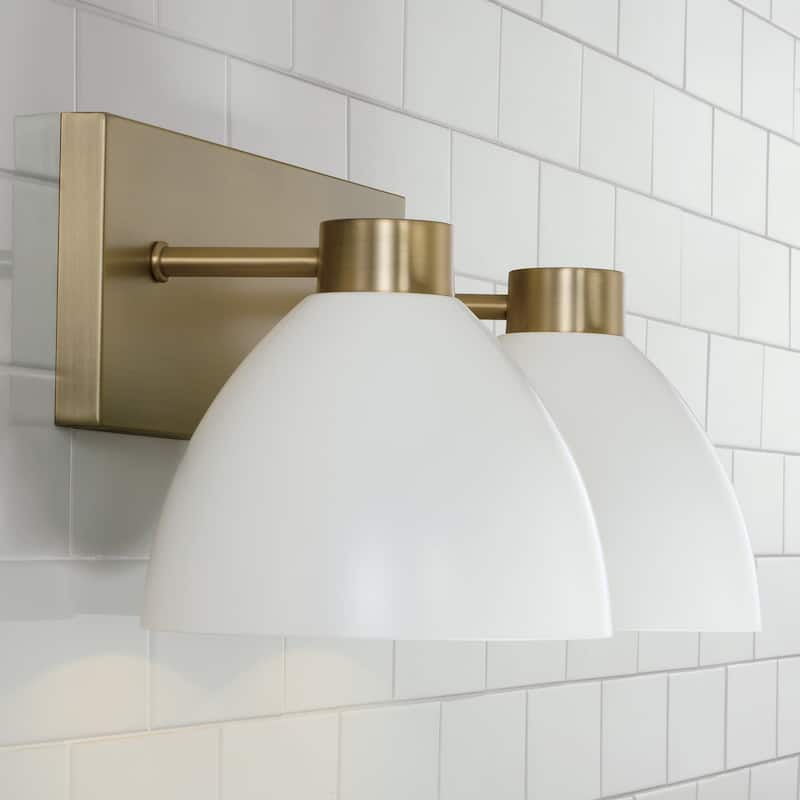 Ross 2-Light Vanity - 16.5"W x 8"H x 8.5"E