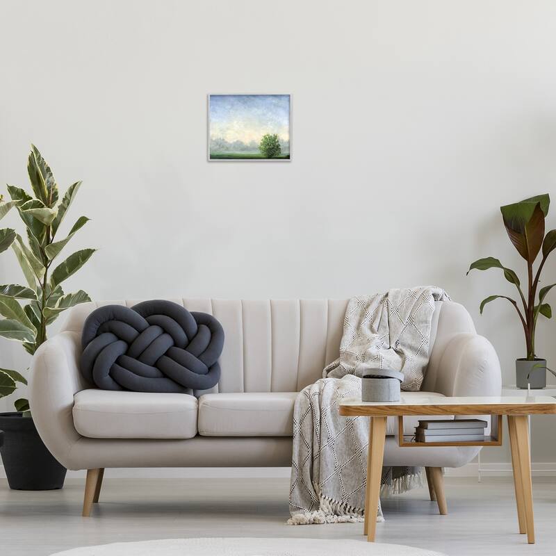 Stupell Serene Morning in Countryside Framed Giclee Art Design By Ashley Davis